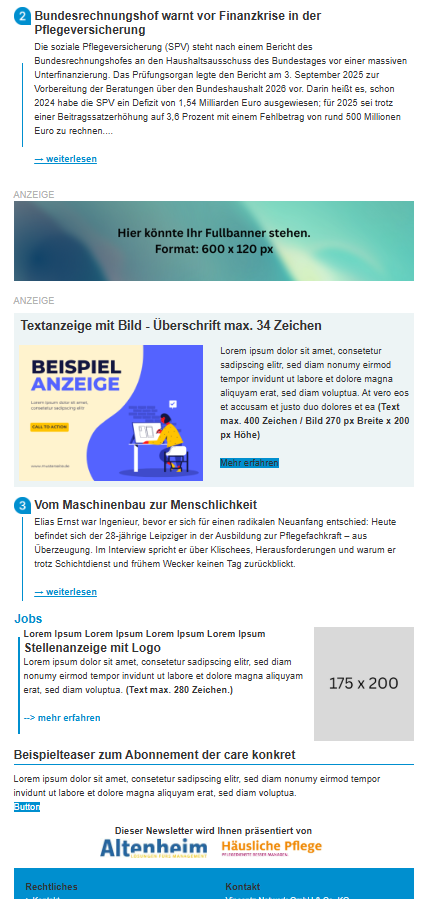 CK daily Newsletter Bild 2 Muster unten