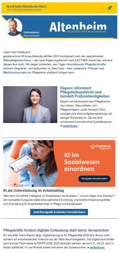 Newsletter Altenheim vom12022026